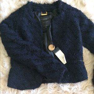 • Sanctuary navy couture inspired women's blazer